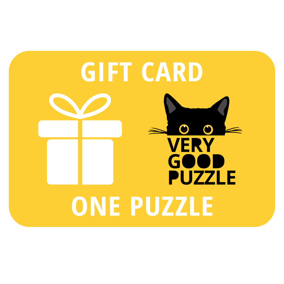 VERY GOOD PUZZLE:1 Puzzle Gift Card