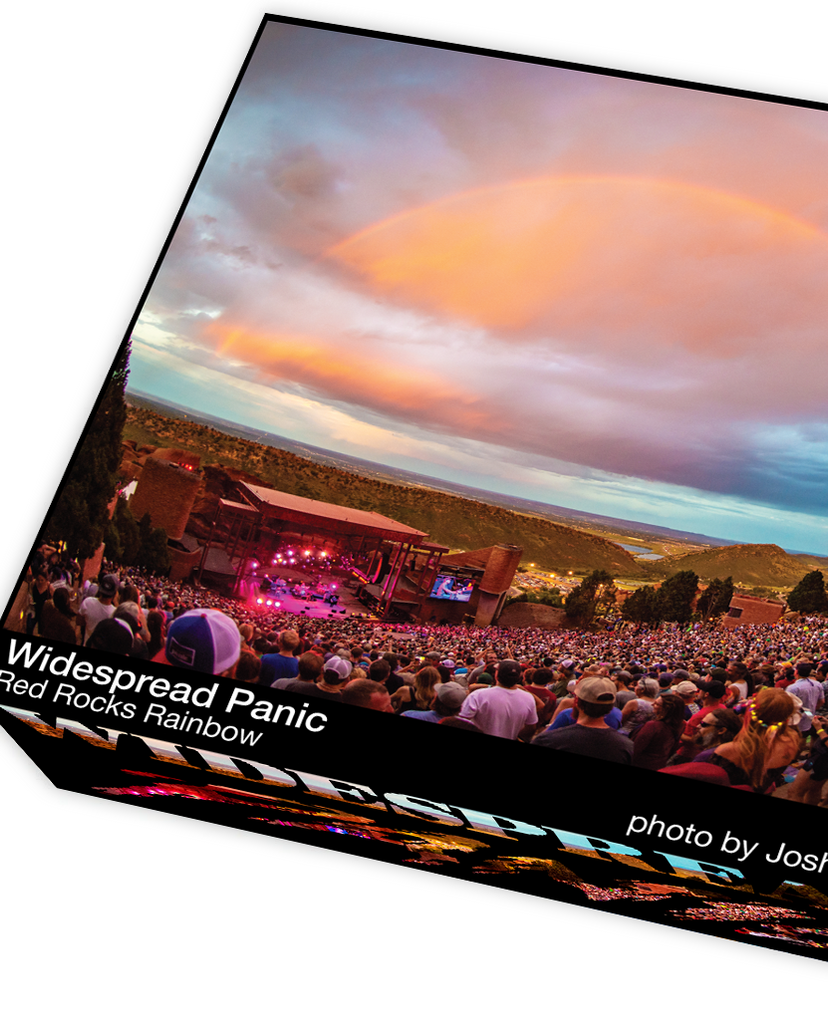 VERY GOOD PUZZLE:Widespread Panic Red Rocks Rainbow, photo by Joshua Timmermans - 1000 piece jigsaw puzzle
