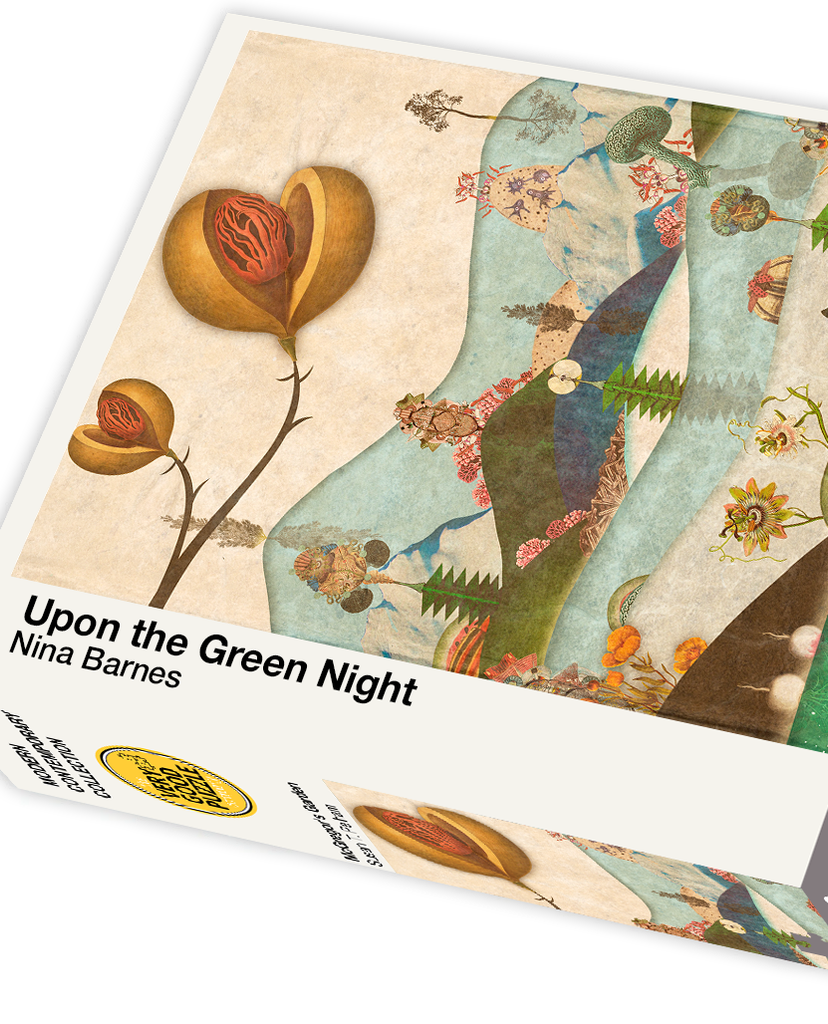 VERY GOOD PUZZLE:Upon the Green Night by Nina Barnes - 1000 piece jigsaw puzzle