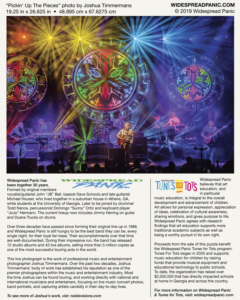 Pickin' Up The Pieces from Widespread Panic - 1000 piece jigsaw puzzle ...