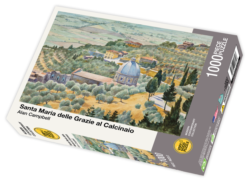 VERY GOOD PUZZLE:Santa Maria delle Grazie al Calcinaio by Alan Campbell - 1000 piece jigsaw puzzle