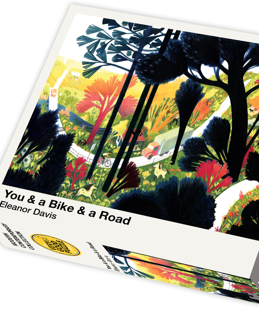 VERY GOOD PUZZLE:You & a Bike & a Road by Eleanor Davis - 1000 piece jigsaw puzzle