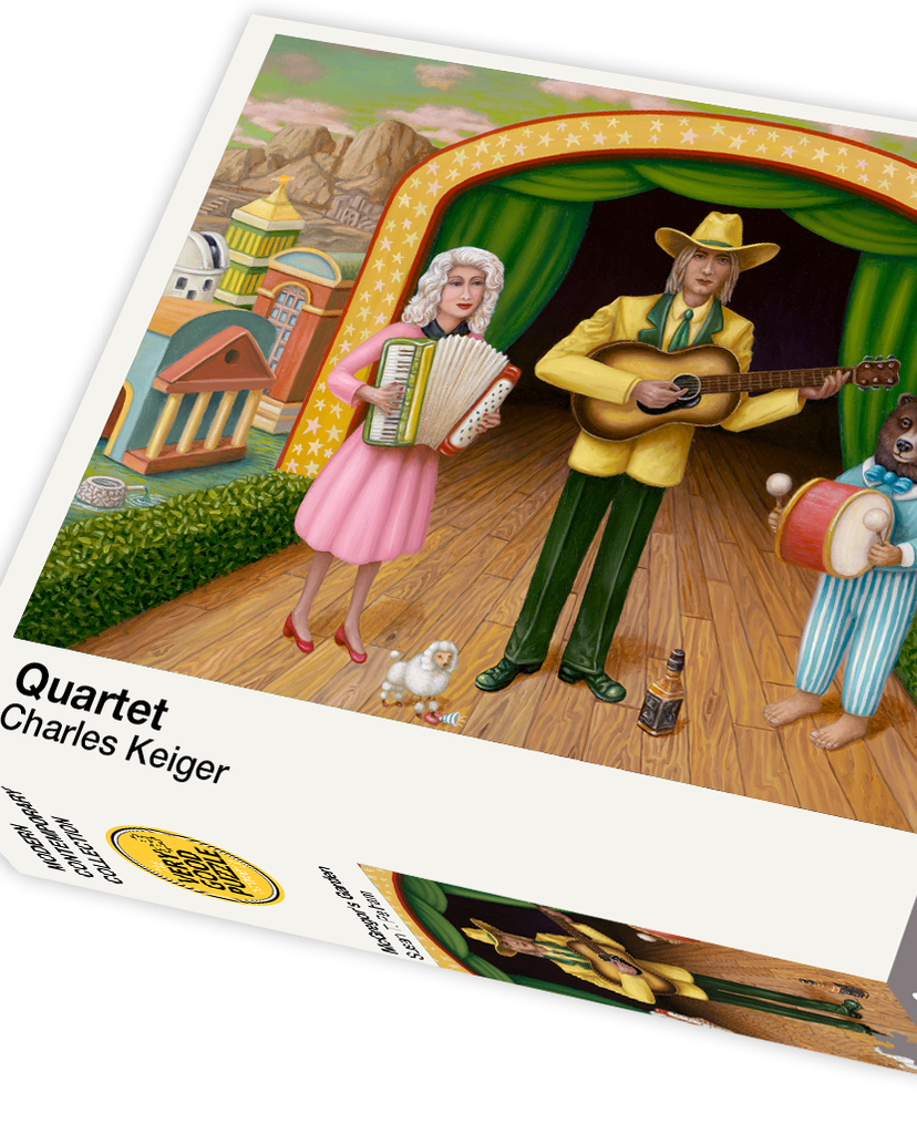 VERY GOOD PUZZLE:Quartet by Charles Keiger - 1000 piece jigsaw puzzle
