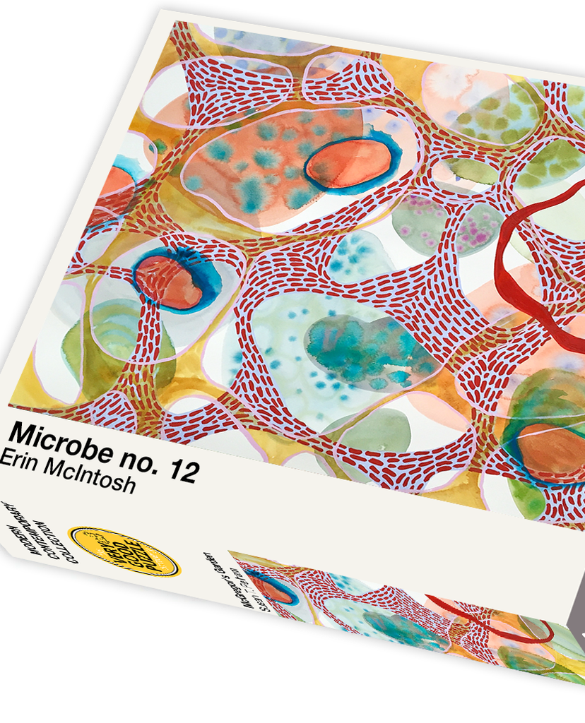 VERY GOOD PUZZLE:Microbe no. 12 by Erin McIntosh - 1000 piece jigsaw puzzle