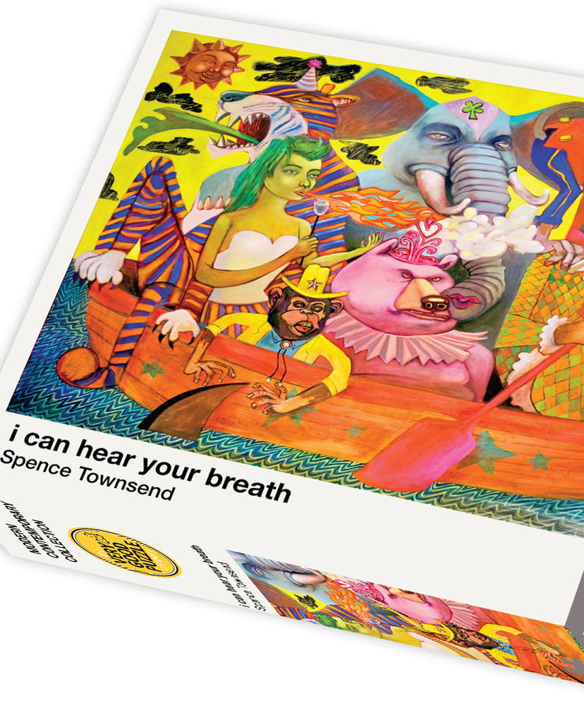 VERY GOOD PUZZLE:i can hear your breath by Spence Townsend - 1000 piece jigsaw puzzle